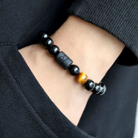 IVY Constellation Zodiac Bracelet Men S Natural Stone Bead Couple