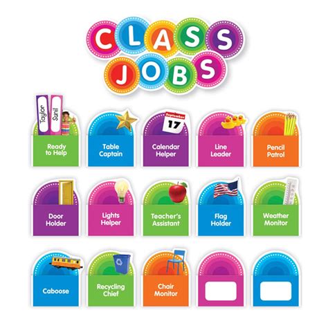 Color Your Classroom Class Jobs Bulletin Board Sc 812787 Scholastic Teaching Resources