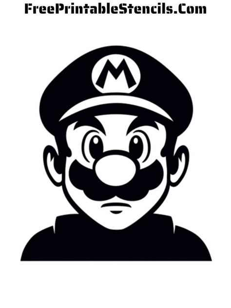 Free Printable Mario Bros Stencils Free Printable Stencils