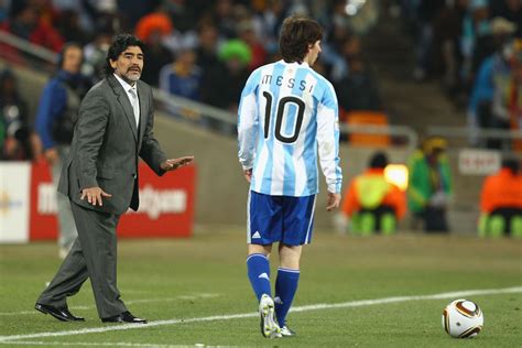 Diego Maradona on Lionel Messi: "My goals were much more beautiful ...