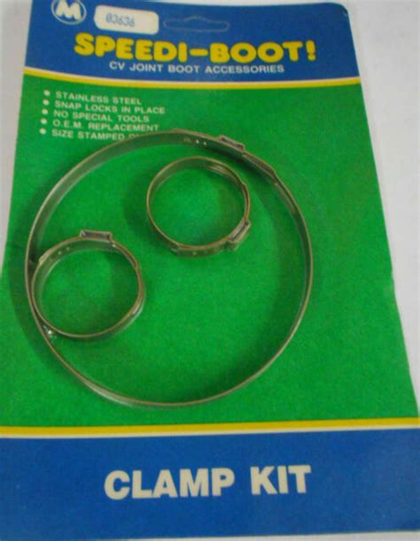 Dorman 03636 Stainless Steel Cv Joint Boot Clamp Kit Gm Amc 316mm 34