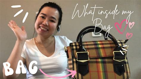 Whats Inside My Bag Essentials Youtube