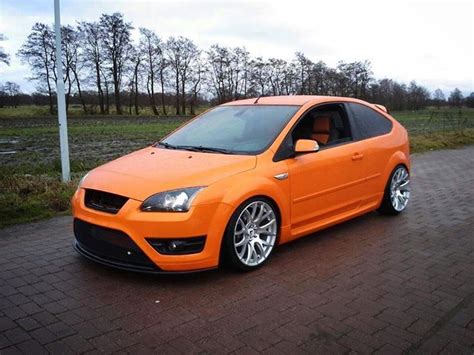 Ford Focus St Mk2 Electric Orange Big Rims Airtec Intercooler Coches Increíbles Autos Y