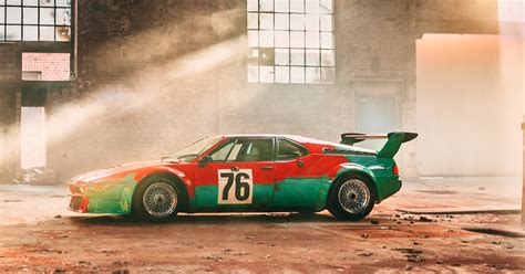 bmw  art car  andy warhol celebrates anniversary