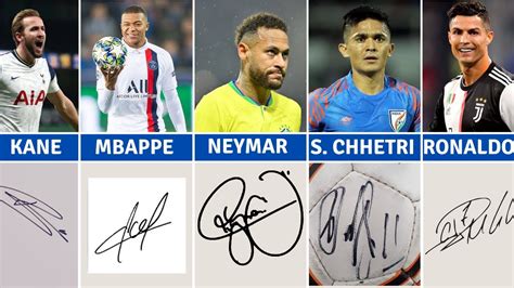 Coolest Signature Of Most Famous Football Players Football Player