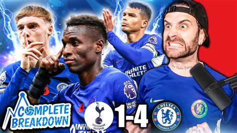 Jackson Hat Trick Two Red Cards Insane Game Tottenham 1 4 Chelsea