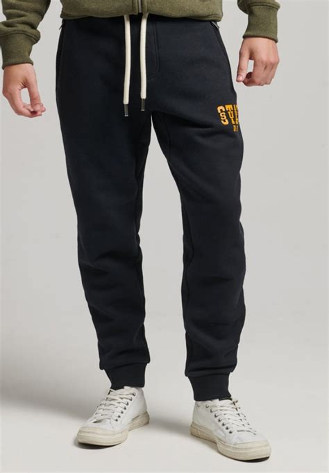 Superdry Track And Field Classic Jogginghose Black Schwarz Zalando De