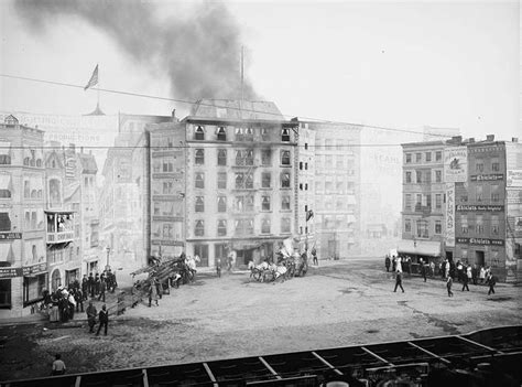 Tenement Fire Fighting The Flames Coney Island Ny C 1905 Coney