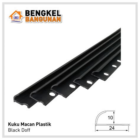 Jual Kuku Macan Tile Trim Corner Trim Bon Bon Plastik BLACK DOFF