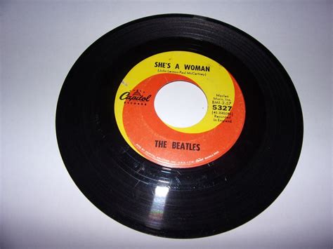 The Beatles I Feel Fine Shes A Woman 45 Rpm 1964 Capitol 5327 Vg Ebay