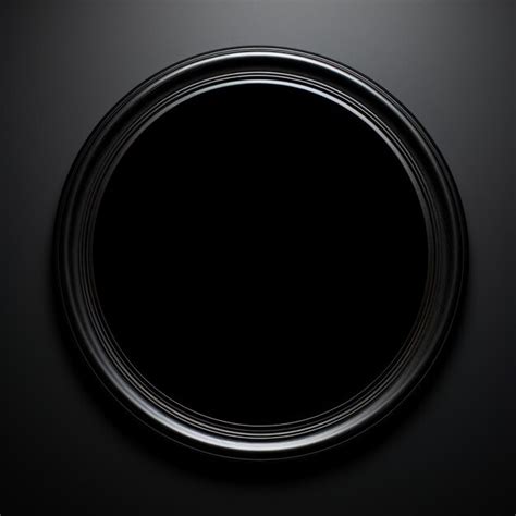 Premium Ai Image Direct Lighting Minimalistic Round Picture Frame