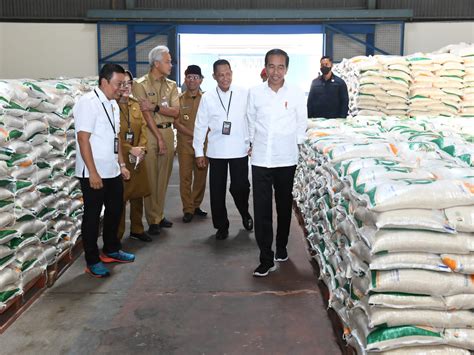 Presiden Jokowi Luncurkan Penyaluran Cadangan Beras Pemerintah Untuk