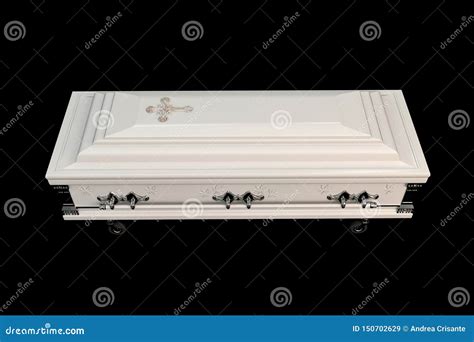 Coffin Isolated On White Background 3D Illustration CartoonDealer