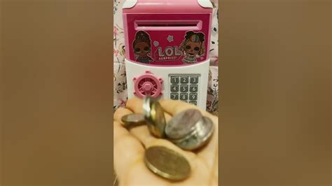 More Toss Coin🪙lol Surprise💰pink👛money 💵bank Machine 💸 Youtube