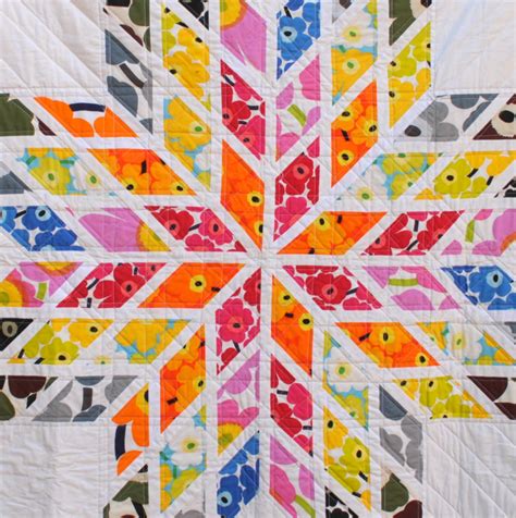 Blue Jacaranda By Linda Robertus Pattern Modern Lone Star Quilt Now On