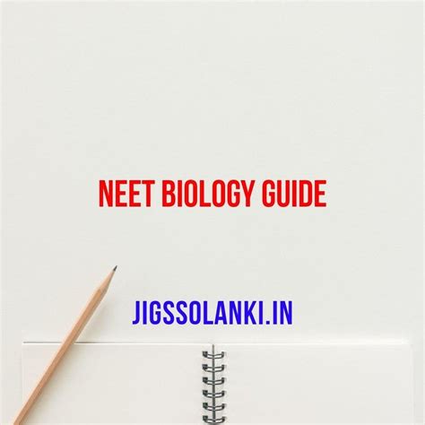 Neet Biology Guide Free Download Jigssolanki