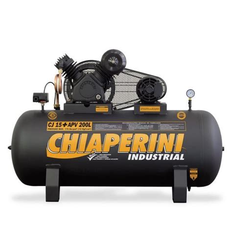 Compressor De Ar Chiaperini Cj Apv Lts Lbs Hp Monof Sico