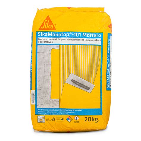 Sika Monotop 101 Gris Saco 20 Kg Mateco