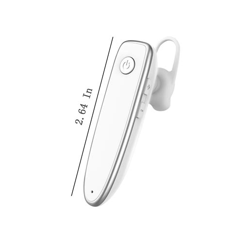 Vaidhai Bluetooth Earpiece For Cell Phones Bluetooth V51 Headsethands Free Single Ear Headset