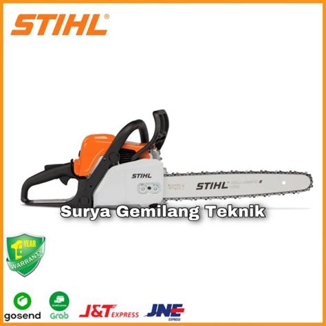 Jual Mesin Potong Kayu Gergaji Chainsaw Stihl Ms Shopee