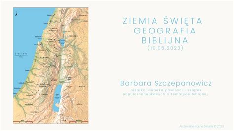 Ziemia Święta geografia biblijna 10 05 2023 YouTube