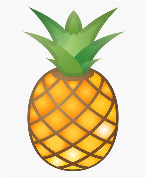 Transparent Cute Pineapple Clipart - Pineapple Emoji, HD Png Download ...