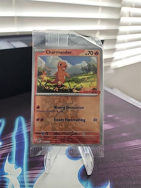 Pokemon 151 Charmander 004 165 GameStop Exclusive Promo Reverse Holo