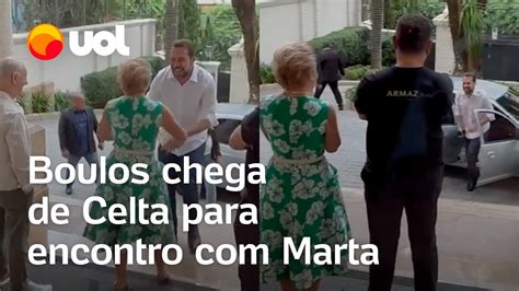 Boulos Chega De Celta Em Almo O Na Casa De Marta Suplicy Veja V Deo