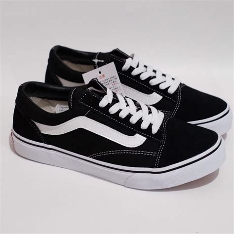 Jual Vans Old Skool Black White Japan Market Original Shopee Indonesia