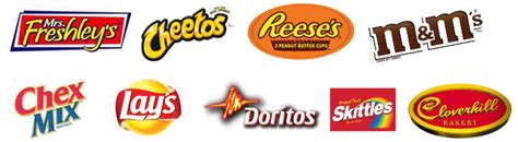 Popular Snack Food Logos Clip Art Library