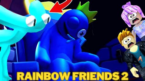 Invadimos O Parque Do Azul Bab O No Roblox Rainbow Friends Youtube