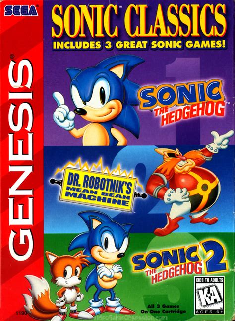 Image Sonic Classics 3 In 1 Sega Genesis Sonic News Network