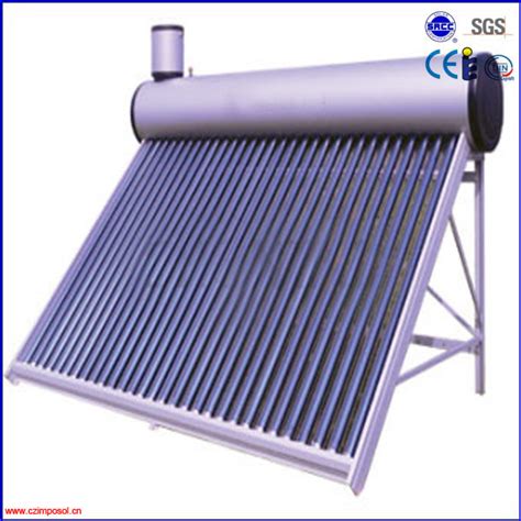 Non Pressure Stainless Steel Solar Water Heater China Stainless Steel