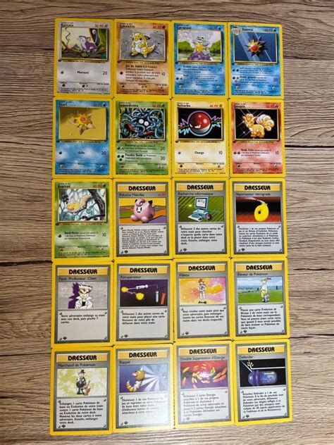 The Pokémon Company Set de base 1ère édition Carte à Catawiki