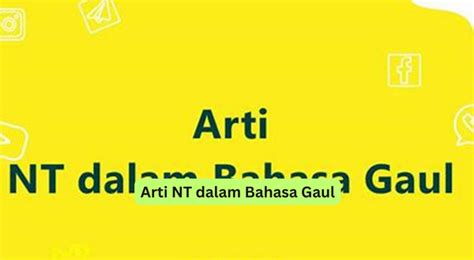 Arti Nt Dalam Bahasa Gaul Riotallo