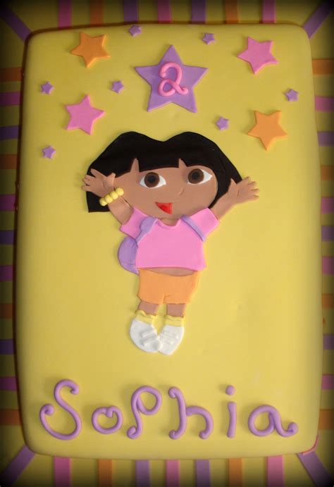 Dora Birthday Cake - CakeCentral.com