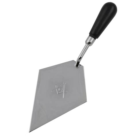 Trowel With Square Compass Blue Lodge Masonic Working Tool