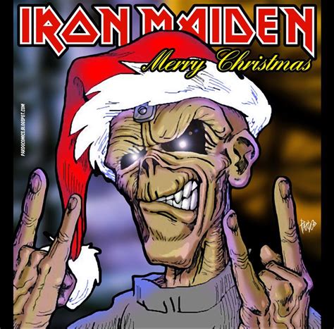 Eddie The Head X Mas Iron Maiden Posters Iron Maiden Eddie Iron