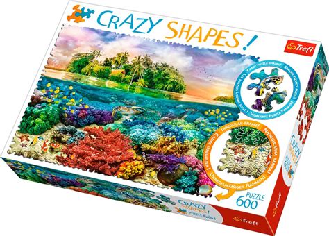 Comprar Puzzle Trefl Crazy Shapes Ilha Tropical De Pzs Trefl