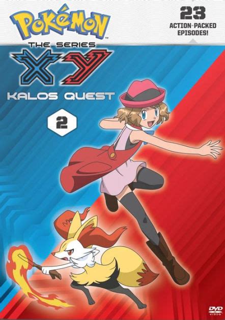 Pokemon The Series XY Kalos Quest Set 2 3 Discs DVD Barnes