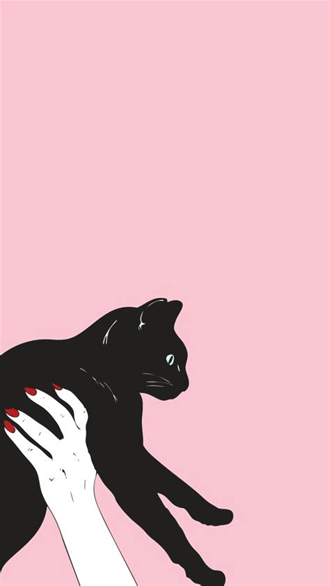 Pink Cat Aesthetic Wallpapers - Top Free Pink Cat Aesthetic Backgrounds ...