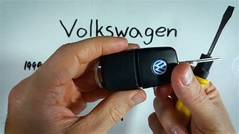 Volkswagen Golf Key Fob Battery Replacement Youtube