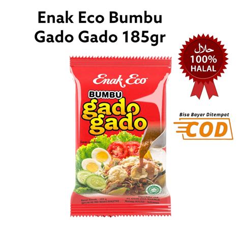 Jual Enak Eco Bumbu Gado Gado Instant Gr Shopee Indonesia