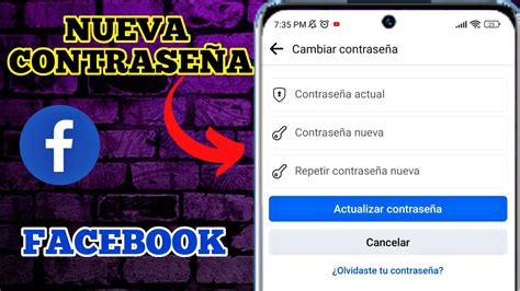 Cambiar Contrase A De Facebook Poner Una Nueva Contrase A