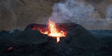 Vulkanen In Ijsland Wild Van Het Hoge Noorden