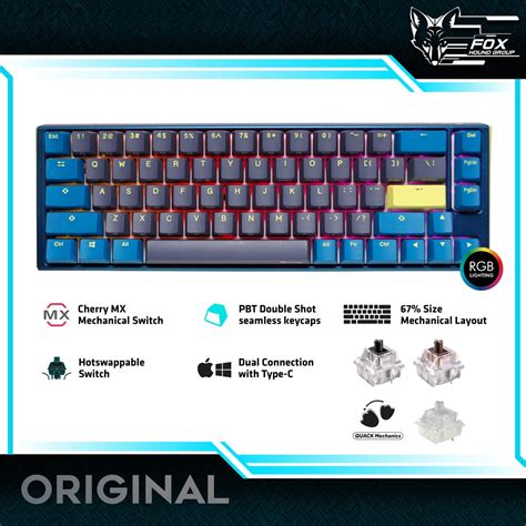 Jual Ducky One 3 Daybreak SF 65 Hotswap RGB Double Shot PBT QUACK