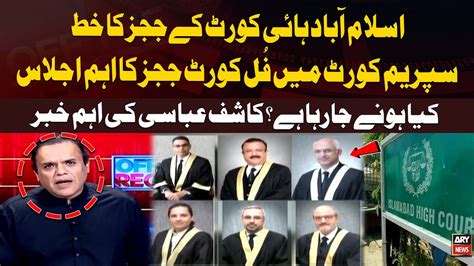 Ihc Judges Write To Sjc Against Interference In Judicial Matters