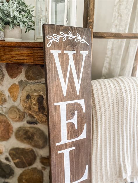 Front Porch Welcome Sign With Accents And Interchangeable Etsy