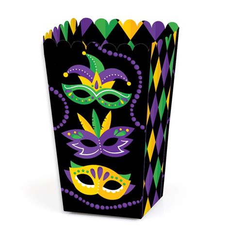 Big Dot Of Happiness Colorful Mardi Gras Mask Masquerade Party Favor