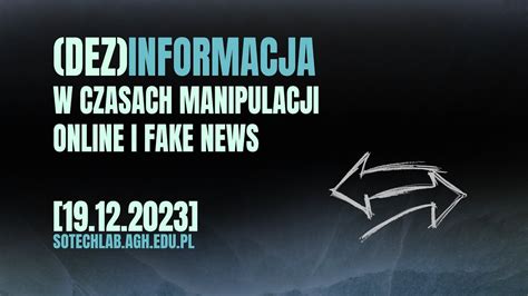 Stl Dez Informacja W Czasach Manipulacji Online I Fake News